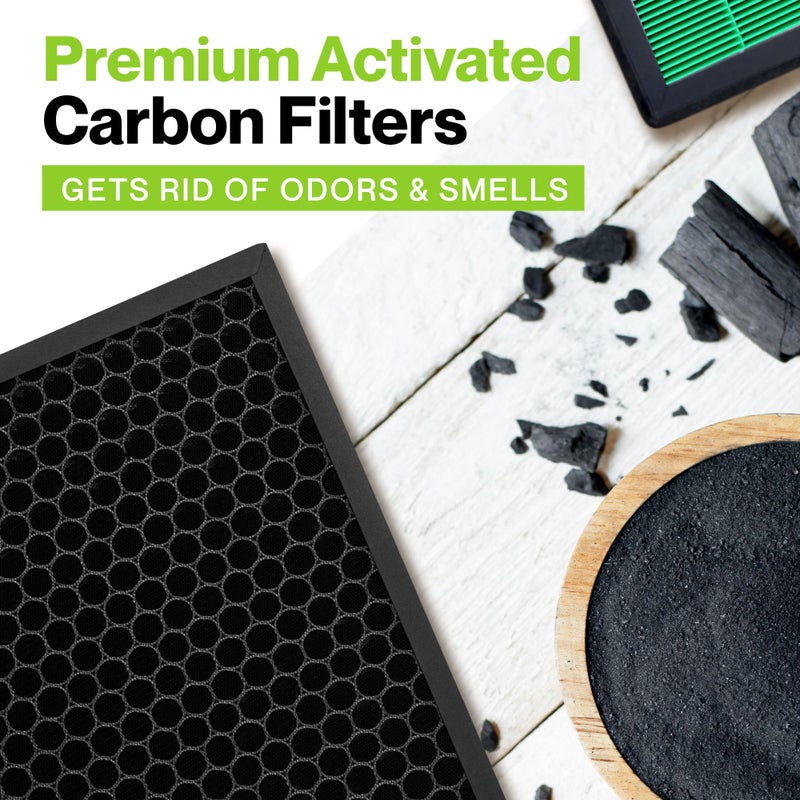 Durabasics Replacement Compatible with 400/400S Airmega Max 2, High Performance HEPA and Activated Carbon Filter for Air Purifier, 2-Pack - Image 5